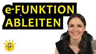 e Funktion ABLEITEN – Ableitung Exponentialfunktion Kettenregel Produktregel Beispiele [upl. by Aiceila573]