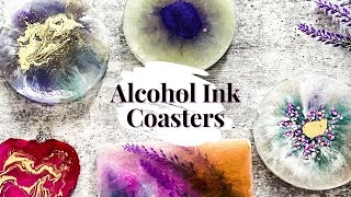 Alcohol Ink amp Resin BASICS [upl. by Auhsoj]