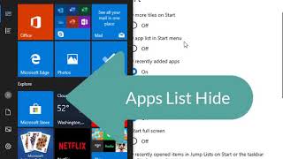 How to show hide Apps in Windows 10 [upl. by Cristen]