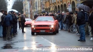 CRAZY Maserati Ghibli Biturbo LAUNCH scares the crowd [upl. by Naud]