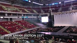 MOA ARENA SECTION 222 VIEW [upl. by Reyna]