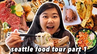 What to Eat in SEATTLE Seattle Food Tour Part 1 2022 [upl. by Domenico]