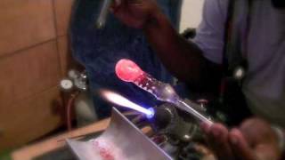 Glassblowing Pipe tutorial [upl. by Griseldis322]