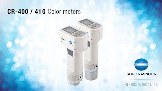 CR400  CR410 Colorimeters  Konica Minolta Sensing Americas [upl. by Deryl]