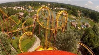 Goudurix Roller Coaster POV Parc Asterix Paris France [upl. by Gilbertine]