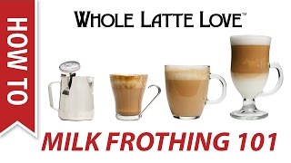 Milk Frothing for Beginners [upl. by Macleod]