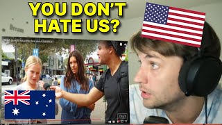 WHAT do AUSTRALIANS think about AMERICA  American Reaction [upl. by Lenna]