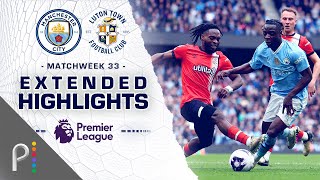 Manchester City v Luton Town  PREMIER LEAGUE HIGHLIGHTS  4132024  NBC Sports [upl. by Adyl444]