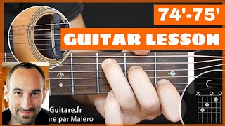 7475 Guitar Lesson  part 1 of 9 [upl. by Uzial]