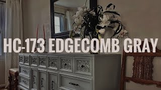 MY FAVORITE NEUTRAL COLOR FOR WALLS  BENJAMIN MOORE EDGECOMB GRAY [upl. by Ayifas]