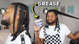 I USED HAIR GREASE FOR A MONTH [upl. by Gardy461]