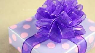 Moño Pom Pom  Puffy  How to Gift Bows [upl. by Nesyaj]