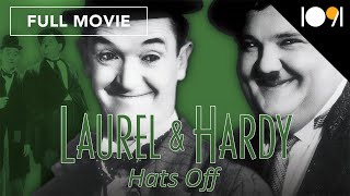 Laurel and Hardy Hats Off FULL MOVIE [upl. by Skcirdnek]