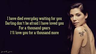 Christina Perri  A Thousand Years Lyrics [upl. by Ahsimat257]