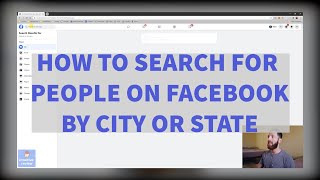 How To Search FACEBOOK Friends by Area City or State 2021 Tutorial [upl. by Ambrosane]