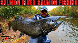 Salmon Fishing New Yorks World Famous Salmon River [upl. by Ititrefen]