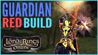 LOTRO Guardian Guide Red Line Trait Build  LevelingDPS [upl. by Goulder]