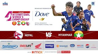 Nepal Vs Myanmar 26 Feb 2025  NepalvsMyanmar InternationalWomensFootballTournament football [upl. by Aicinat789]