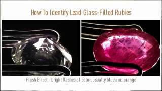 How to Classify a Lead Glass–Filled Ruby by GIA [upl. by Pisano582]