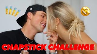 Chapstick Challenge w Kristin Marino [upl. by Hcra]