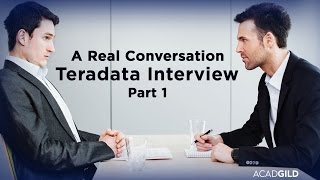 Teradata Interview Scenarios Part 1  Teradata Interview Questions and Answers [upl. by Yrtnej735]