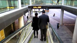 How to get to Aerobus in Barcelona airport [upl. by Neersan]