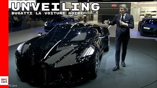 Bugatti La Voiture Noire Unveiling [upl. by Nylarak24]