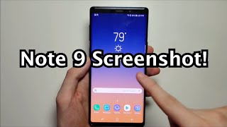 How to Screenshot on Samsung Galaxy Note 9 Easy [upl. by Yorgo871]