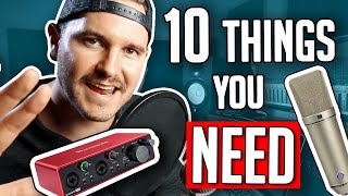 10 Things You Need In A Home Studio [upl. by Latsryk]