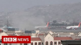 Kabul airport bomb attacks cause many casualties  BBC News [upl. by Atikam]