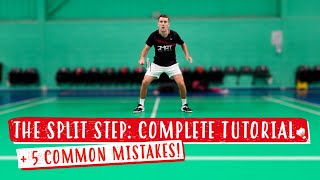 Badminton Footwork  The Split Step [upl. by Ailemak]