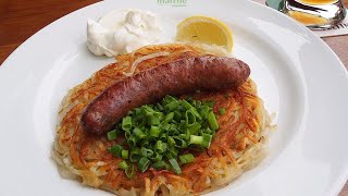 Swiss Potato Rösti  European Food in Singapore [upl. by Heger]