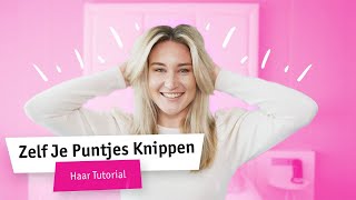 Zo werk je zelf eenvoudig je puntjes bij  Haar tutorial  Kruidvat [upl. by Gorey644]