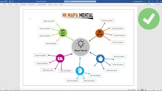 Mapa mental en Word [upl. by Noiram716]