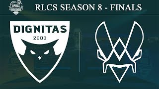 Dignitas vs Vitality  RLCS Season 8  Finals 15th December 2019 [upl. by Millur]