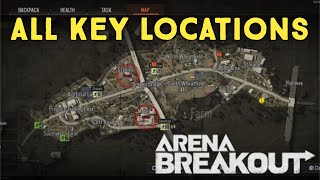 ALL Farm Key Locations Map 1  Arena Breakout [upl. by Danna]