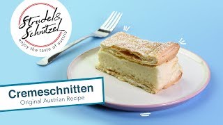 Cremeschnitten  Original Austrian Recipe [upl. by Noeled]