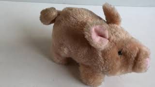 Iwaya Pig Plush Stuffed Walking Oinking [upl. by Dat]