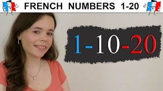 LEARN FRENCH NUMBERS 120  COUNTING TO 20 IN FRENCH [upl. by Daniele]