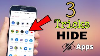 How to hide apps in android phone 3 Best tricks [upl. by Charmine]