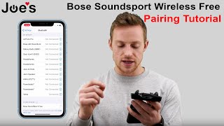 Bose Soundsport Wireless Free How to Pair Earbuds Repair Reset Tutorial [upl. by Rinum248]