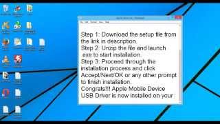 Apple Mobile Device USB Driver Download Windows  Latest Version [upl. by Boleslaw]