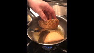 Cooking Seared Foie Gras [upl. by Tisbee699]