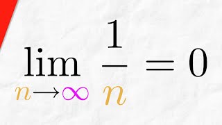 Proof Sequence 1n Converges to 0  Real Analysis Exercises [upl. by Aylatan]