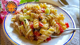 Ensalada de Atún con Pasta [upl. by Purpura]