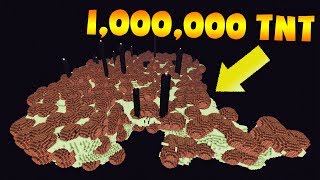 1000000 TNT VS THE END DIMENSION  Minecraft [upl. by Eylloh]