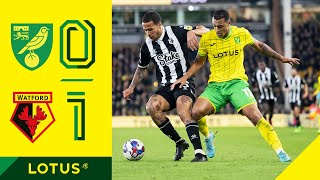 HIGHLIGHTS  Norwich City 01 Watford [upl. by Nylsoj]