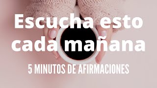 5 minutos de afirmaciones para tener un buen día  Med Soul [upl. by Eeliab]