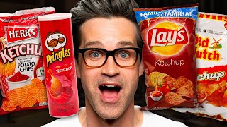 Ketchup Flavored Chips Taste Test [upl. by Tibbetts]