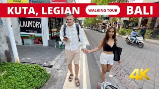 Travel KUTA Legian BALI 🇮🇩 WALKING Tour Bali 2023 [upl. by Yeo635]